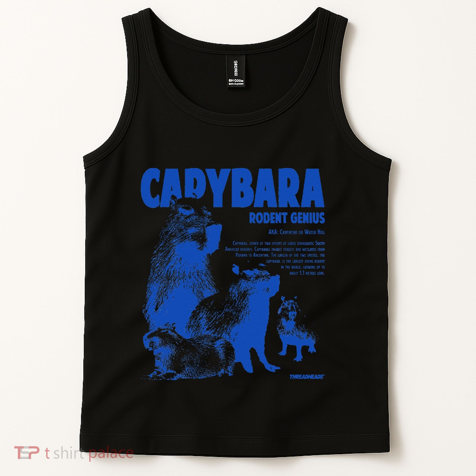 Capybara Rodent Genius Tank Top