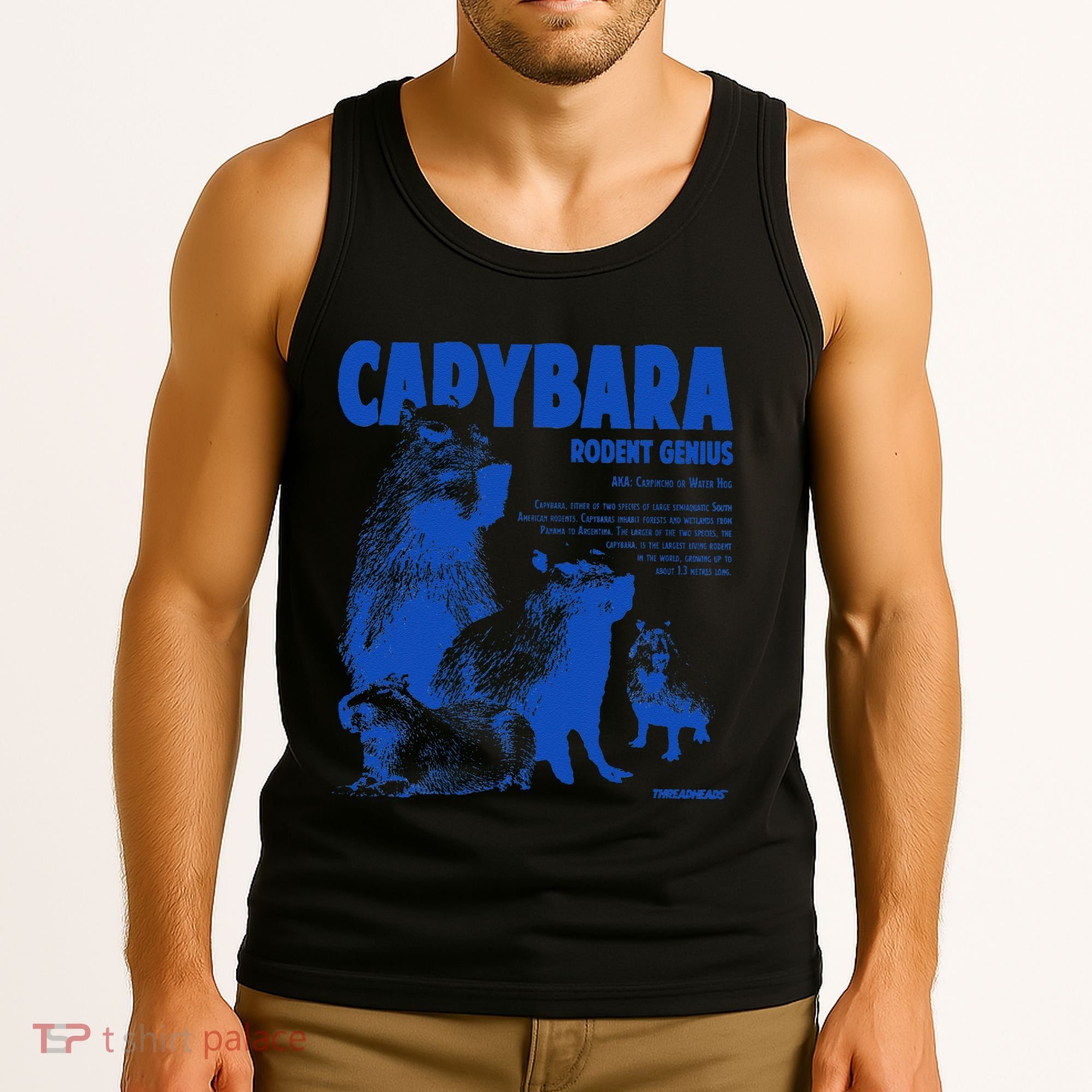 Capybara Rodent Genius Tank Top