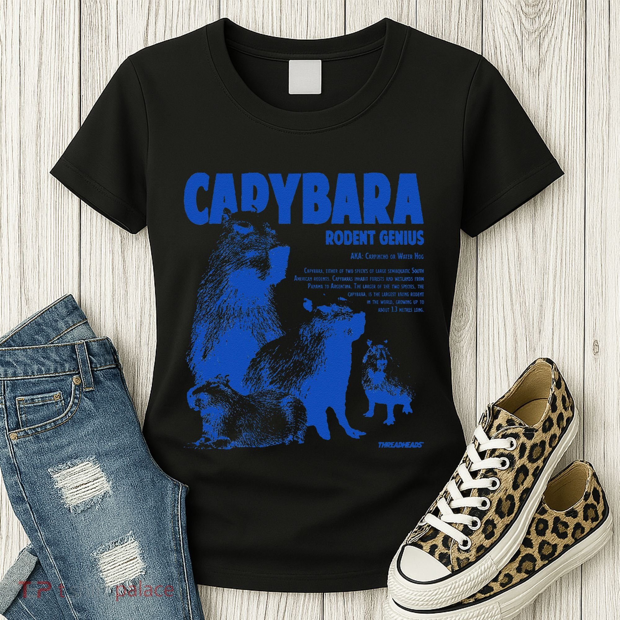 Capybara Rodent Genius Women's T-Shirt