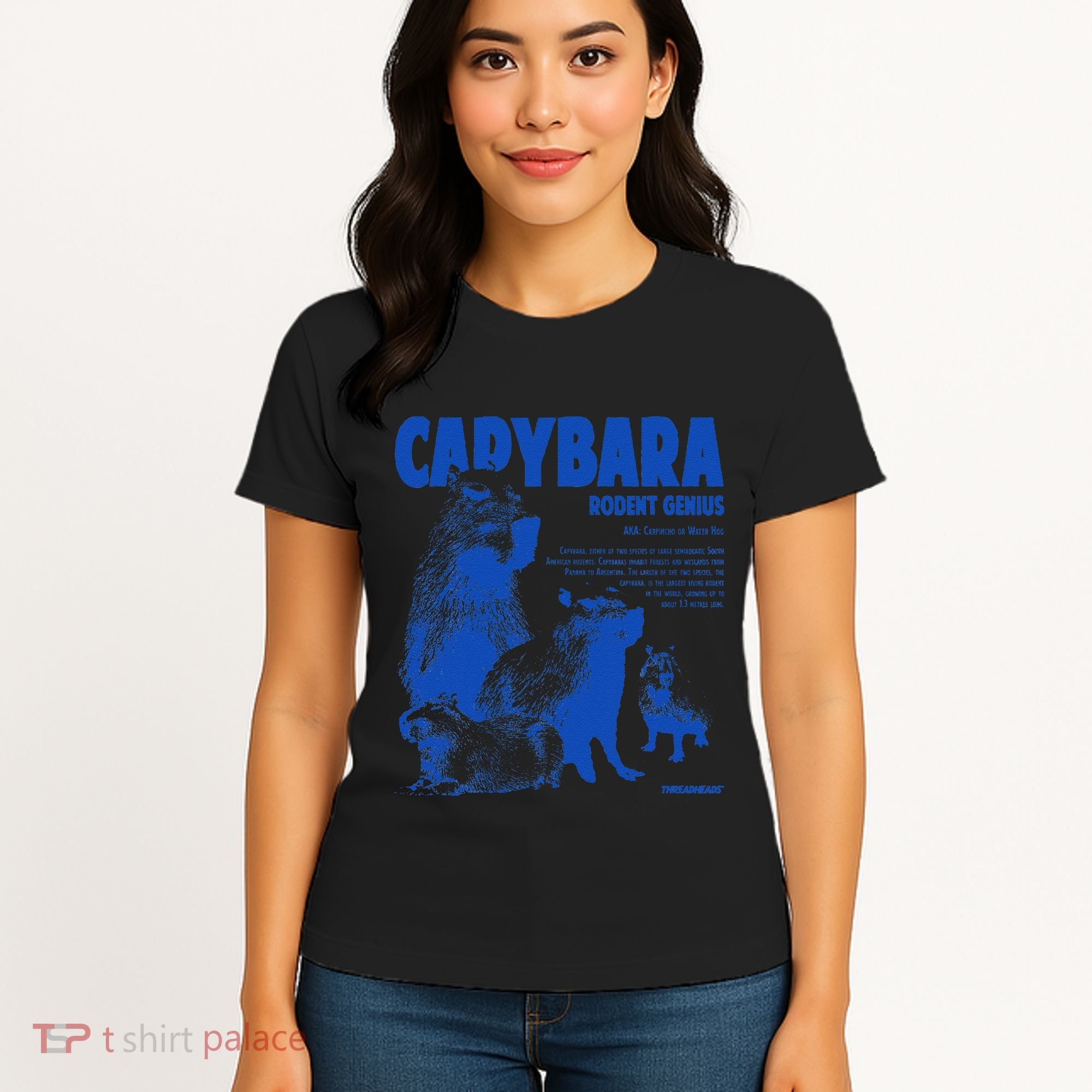 Capybara Rodent Genius Women's T-Shirt