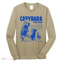 Capybara Rodent Genius Long Sleeve Shirt thumb 0