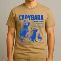 Capybara Rodent Genius T-Shirt thumb 3