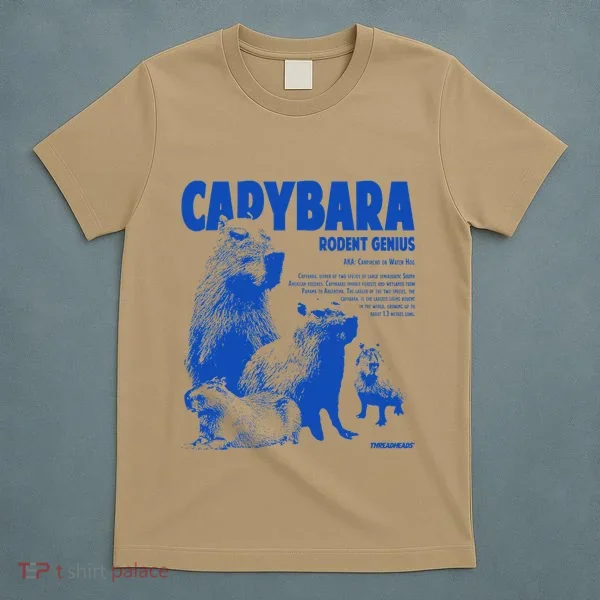 Capybara Rodent Genius T-Shirt
