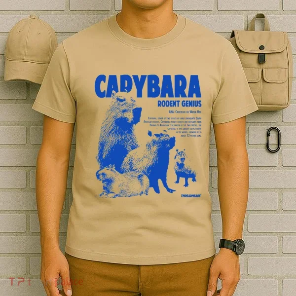 Capybara Rodent Genius T-Shirt