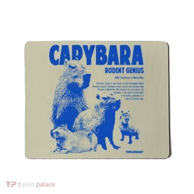 Capybara Rodent Genius Mousepad