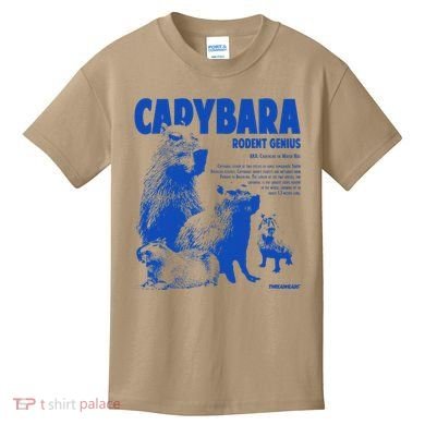 Capybara Rodent Genius Kids T-Shirt