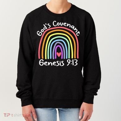 Christian Rainbow God’s Covenant G.e.n.e.s.i.s 913 Women's Sweatshirt