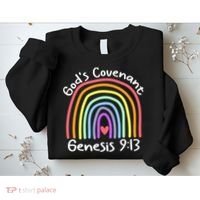 Christian Rainbow God’s Covenant G.e.n.e.s.i.s 913 Sweatshirt thumb 2
