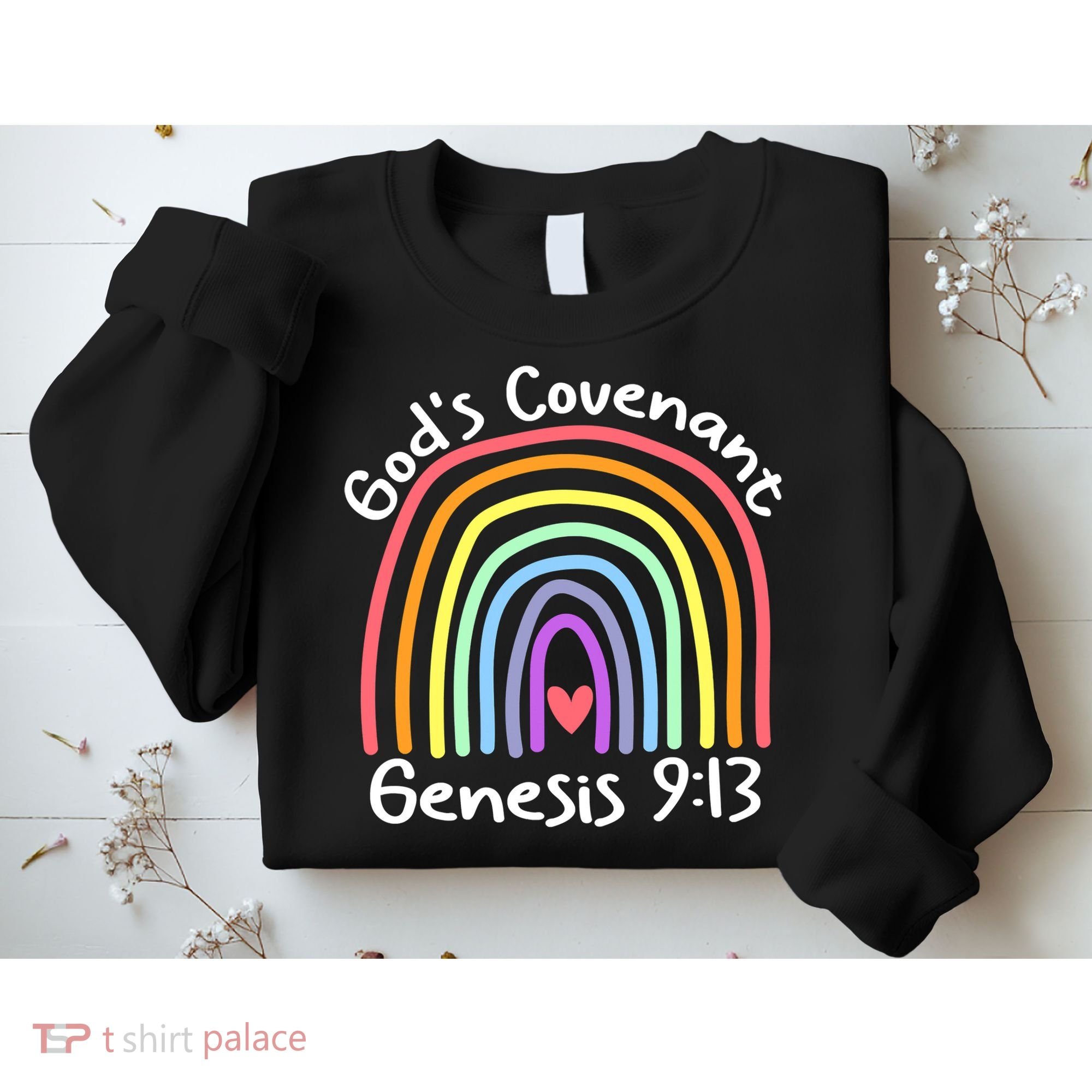 Christian Rainbow God’s Covenant G.e.n.e.s.i.s 913 Sweatshirt