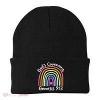 Christian Rainbow God’s Covenant G.e.n.e.s.i.s 913 Beanie thumb 0