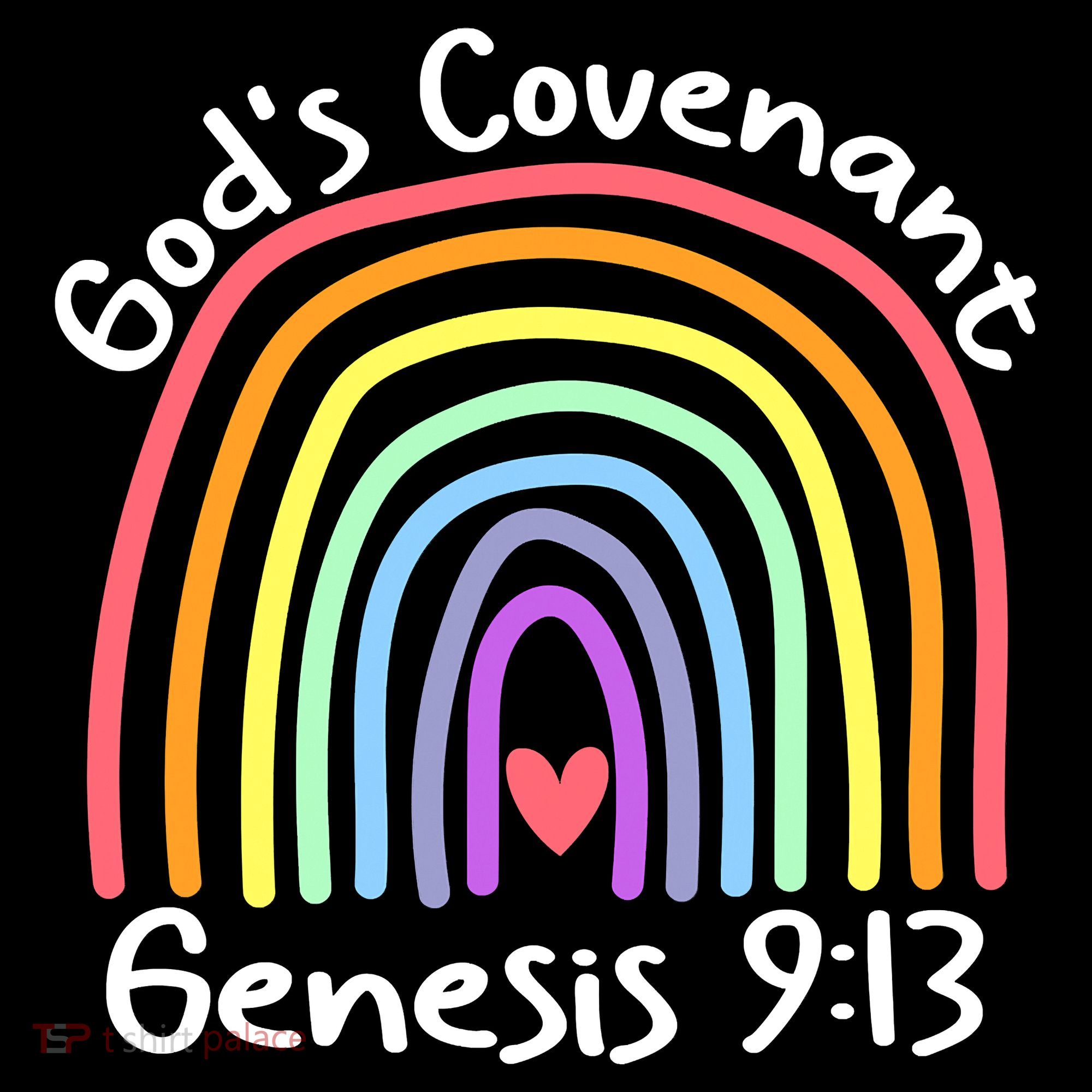 Christian Rainbow God’s Covenant G.e.n.e.s.i.s 913 Women's Hoodie