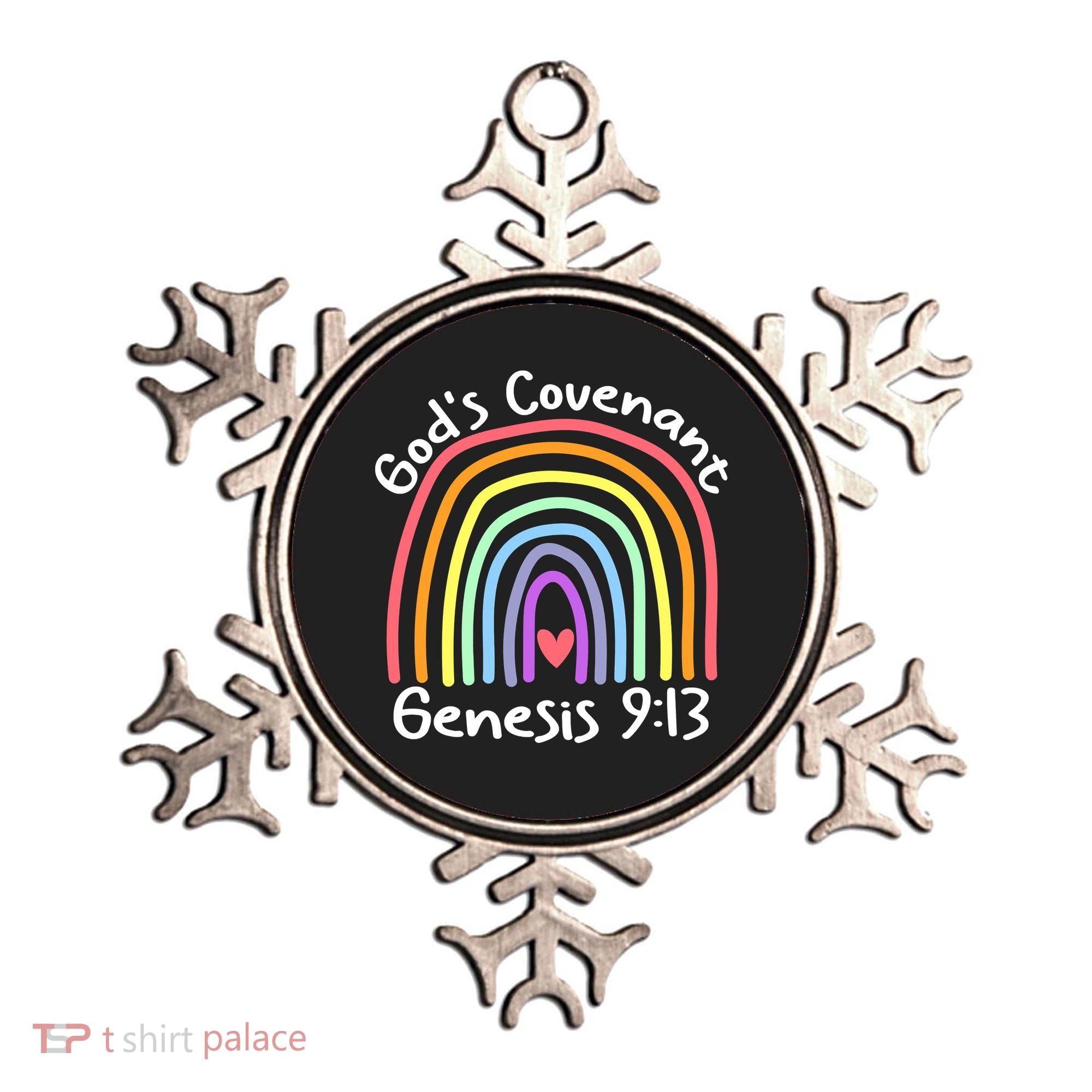 Christian Rainbow God’s Covenant G.e.n.e.s.i.s 913 Ornament