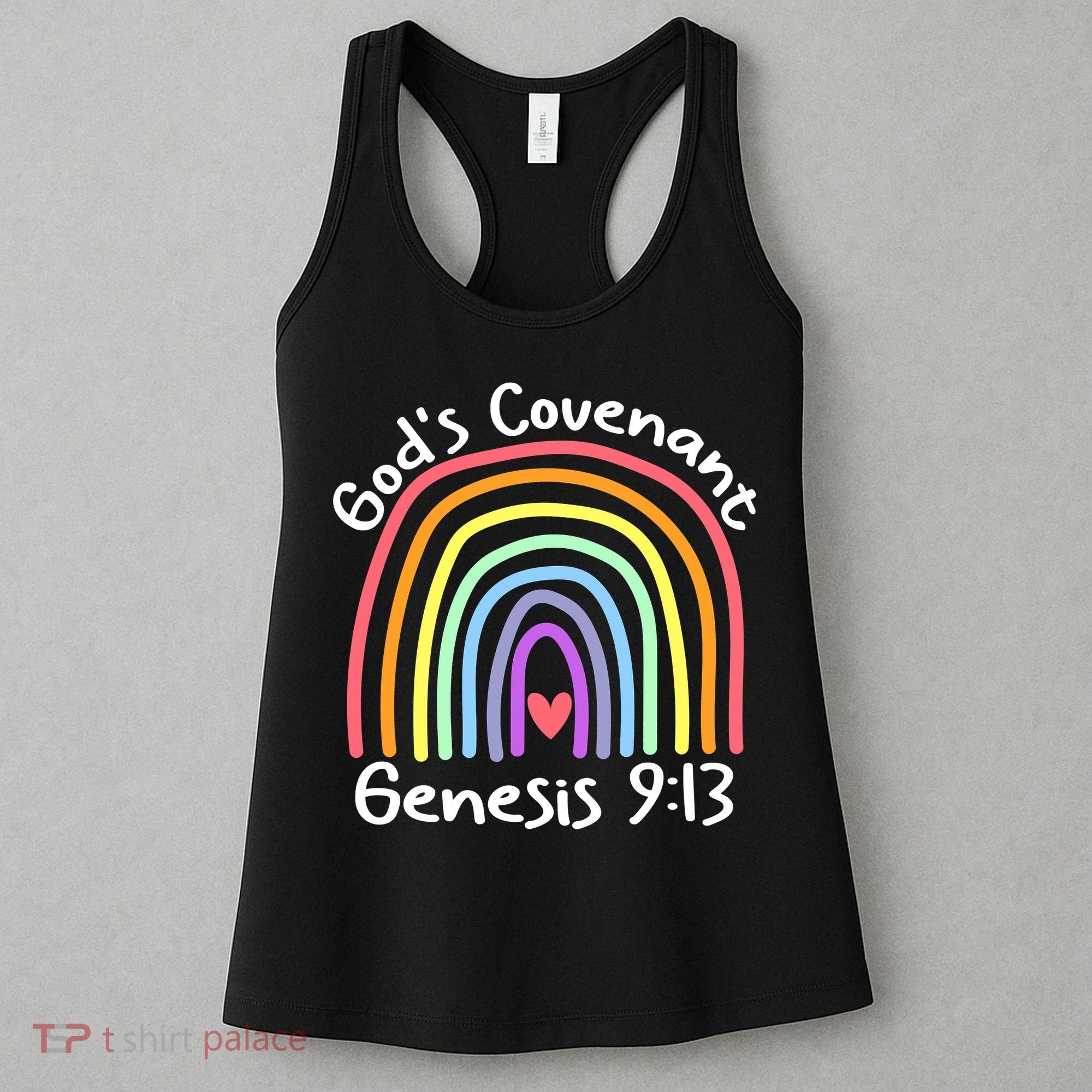 Christian Rainbow God’s Covenant G.e.n.e.s.i.s 913 Women's Tank Top