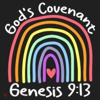Christian Rainbow God’s Covenant G.e.n.e.s.i.s 913 Hat thumb 2