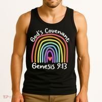 Christian Rainbow God’s Covenant G.e.n.e.s.i.s 913 Tank Top thumb 3