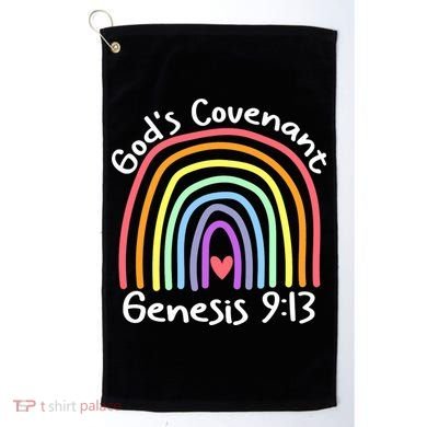 Christian Rainbow God’s Covenant G.e.n.e.s.i.s 913 Golf Towel