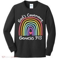 Christian Rainbow God’s Covenant G.e.n.e.s.i.s 913 Kids Long Sleeve Shirt thumb 0