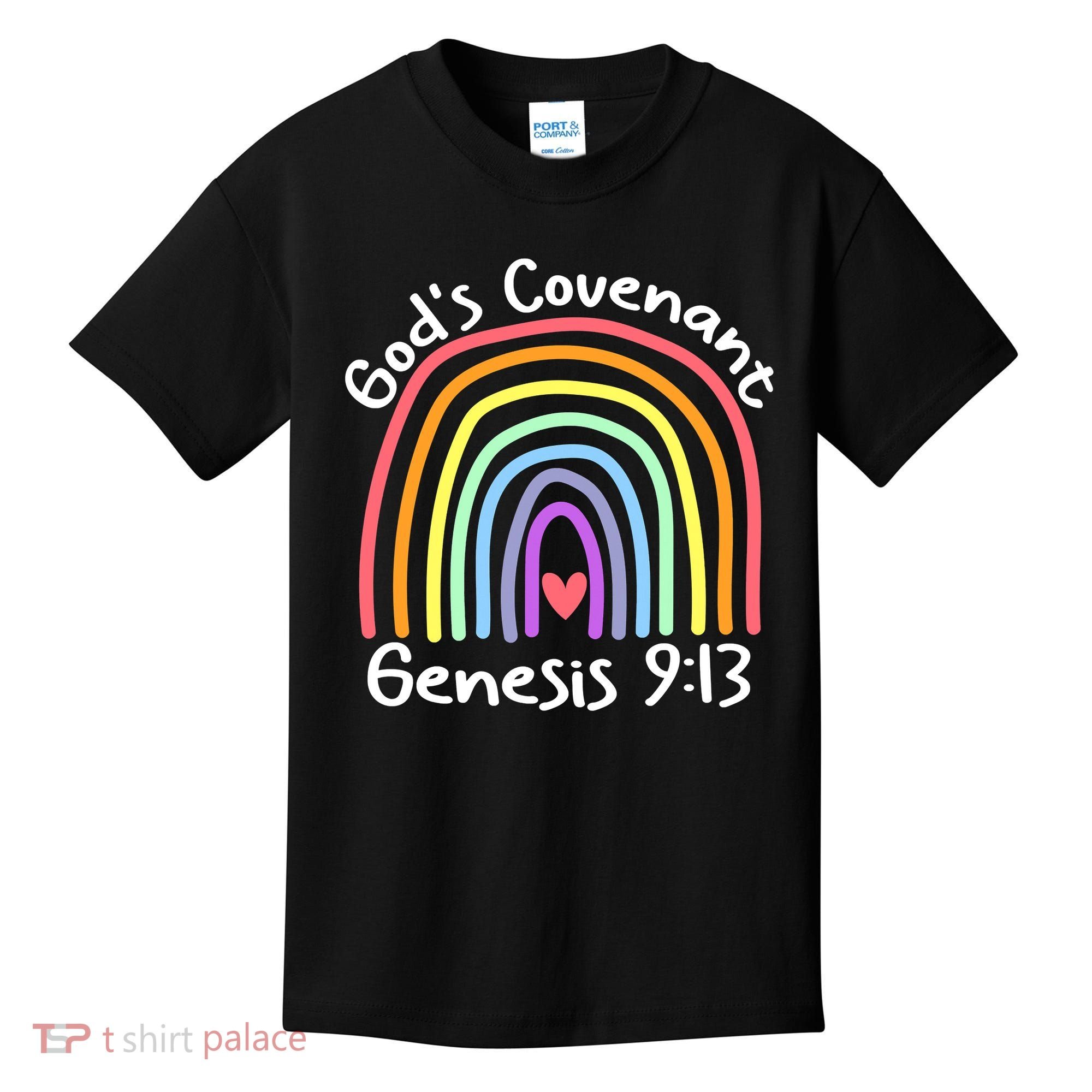 Christian Rainbow God’s Covenant G.e.n.e.s.i.s 913 Kids T-Shirt