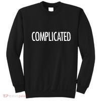 Complicated Realtionship Glitch Gift Sweatshirt thumb 0