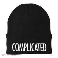 Complicated Realtionship Glitch Gift Beanie thumb 0