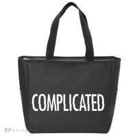 Complicated Realtionship Glitch Gift Tote Bag thumb 0