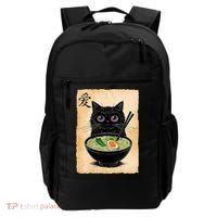 Cat Ramen Graphic Funny Japanese Kawaii Anime Cat  Backpack thumb 0