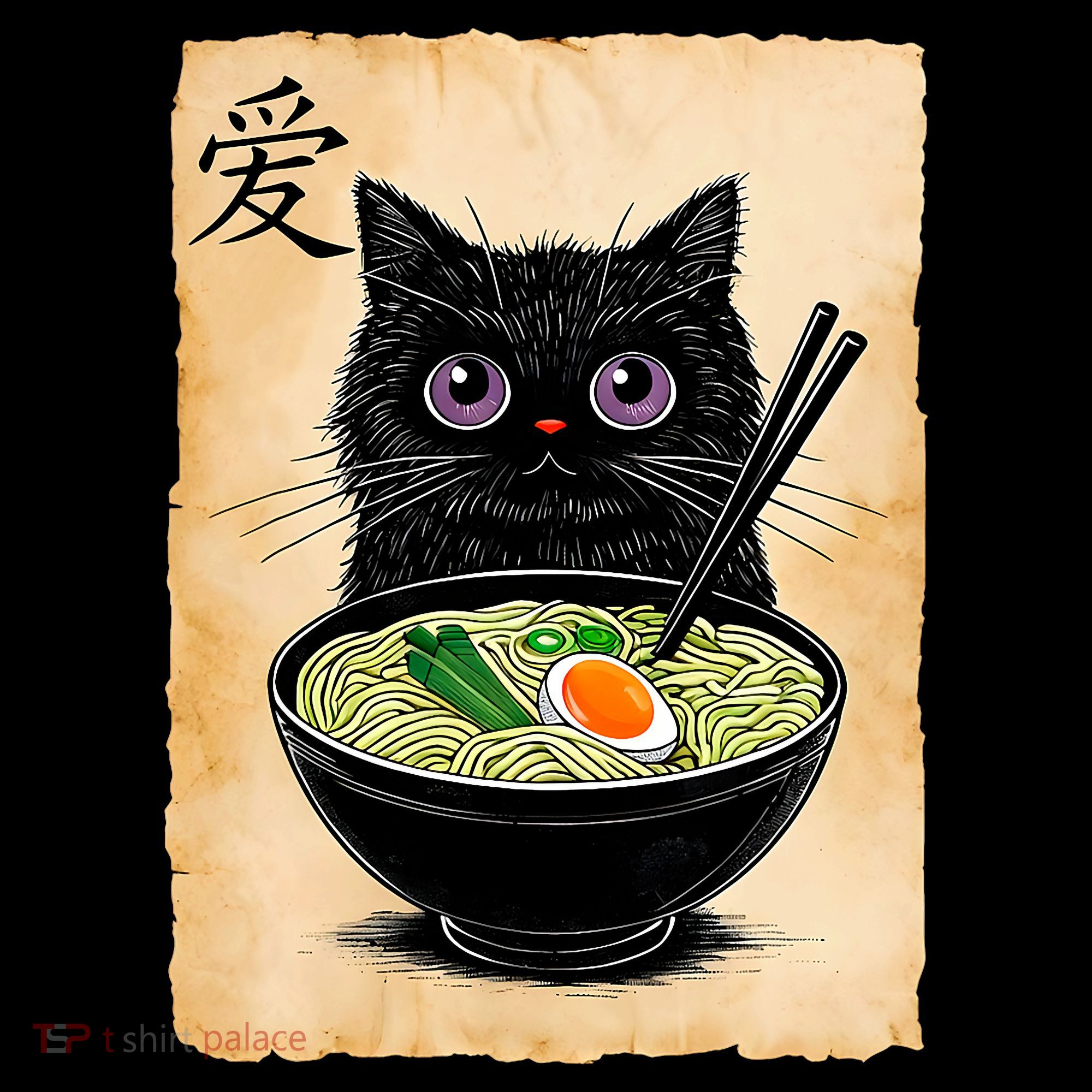 Cat Ramen Graphic Funny Japanese Kawaii Anime Cat  Coffee Mug