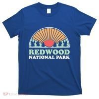 California Retro Gift Vintage Redwood National Park Gift T-Shirt thumb 0