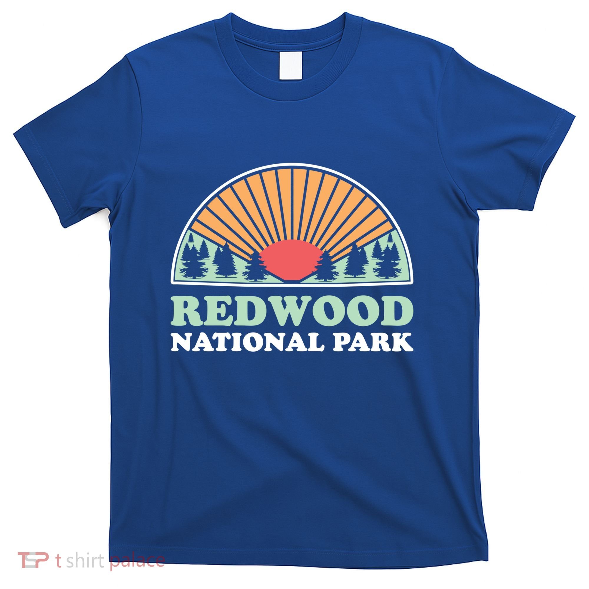 California Retro Gift Vintage Redwood National Park Gift T-Shirt