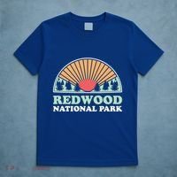California Retro Gift Vintage Redwood National Park Gift T-Shirt thumb 5