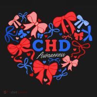 Coquette Ribbon Heart Chd Awareness Heart Anatomy Valentine Gift Women's Hoodie thumb 2