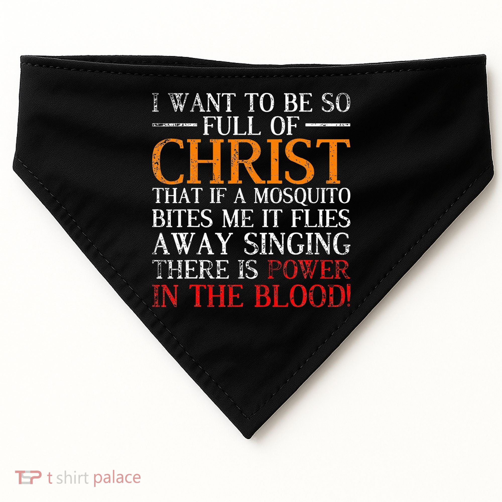 Christianity Religion Holy Bible Christian Jesus USA-Made Doggie Bandana
