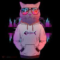 Cool Retro Hipster Hip Hop Music Cat Coffee Mug thumb 5