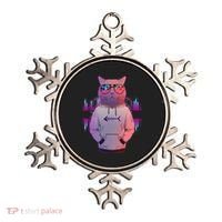 Cool Retro Hipster Hip Hop Music Cat Ornament thumb 0