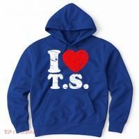 Cute Red Heart I Love T.S Hoodie thumb 0