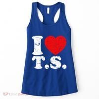 Cute Red Heart I Love T.S Women's Tank Top thumb 0