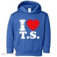 Cute Red Heart I Love T.S Toddler Hoodie thumb 0