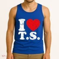 Cute Red Heart I Love T.S Tank Top thumb 3