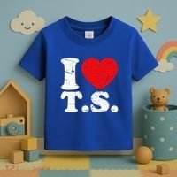 Cute Red Heart I Love T.S Toddler T-Shirt thumb 3