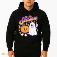 Cute Retro Halloween Tis The Season Hoodie thumb 2