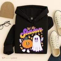 Cute Retro Halloween Tis The Season Hoodie thumb 4