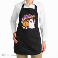 Cute Retro Halloween Tis The Season Apron thumb 2