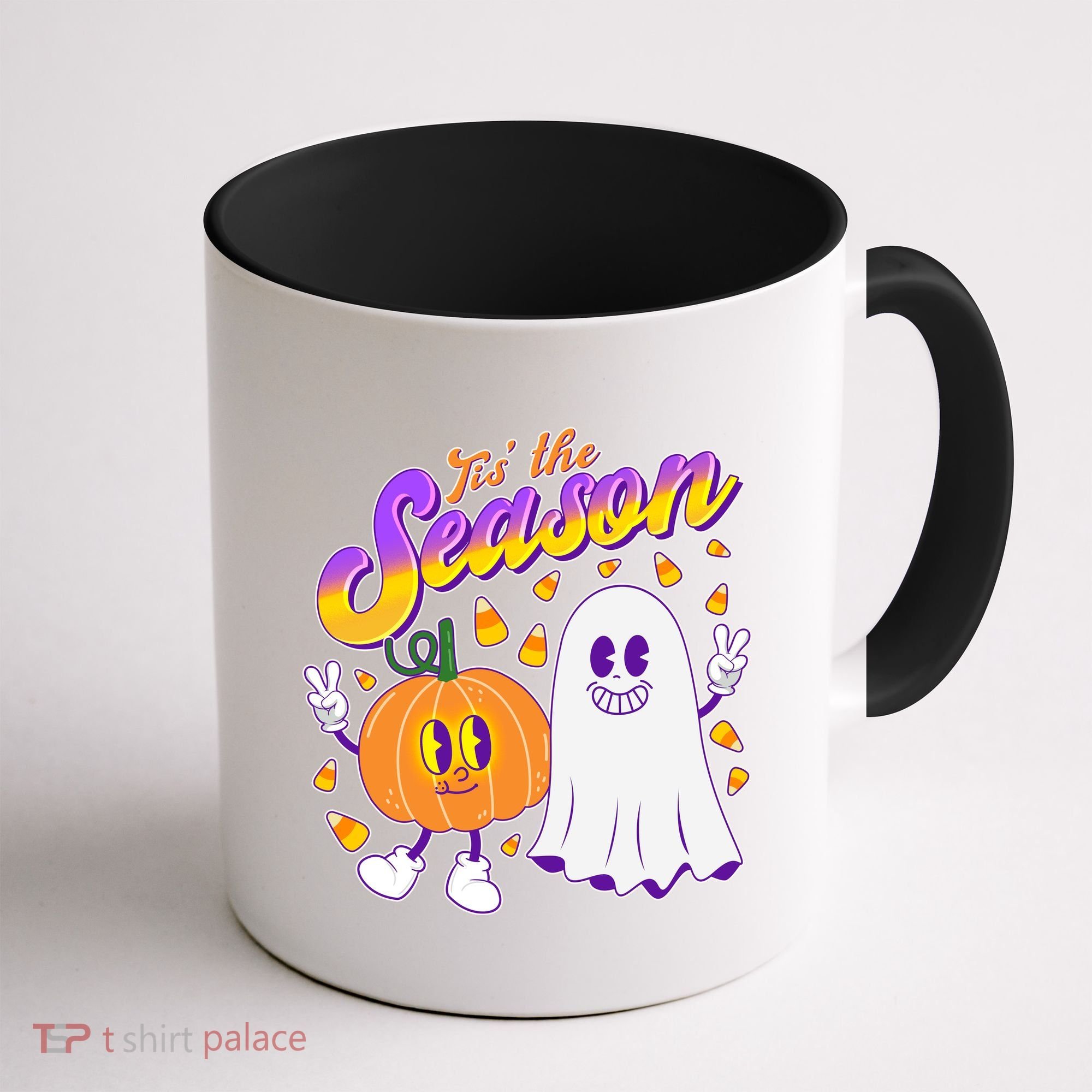Cute Retro Halloween Tis The Season Coffee Mug
