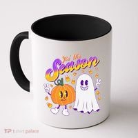 Cute Retro Halloween Tis The Season Coffee Mug thumb 0