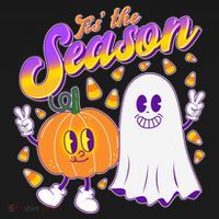 Cute Retro Halloween Tis The Season Women's Hoodie thumb 2