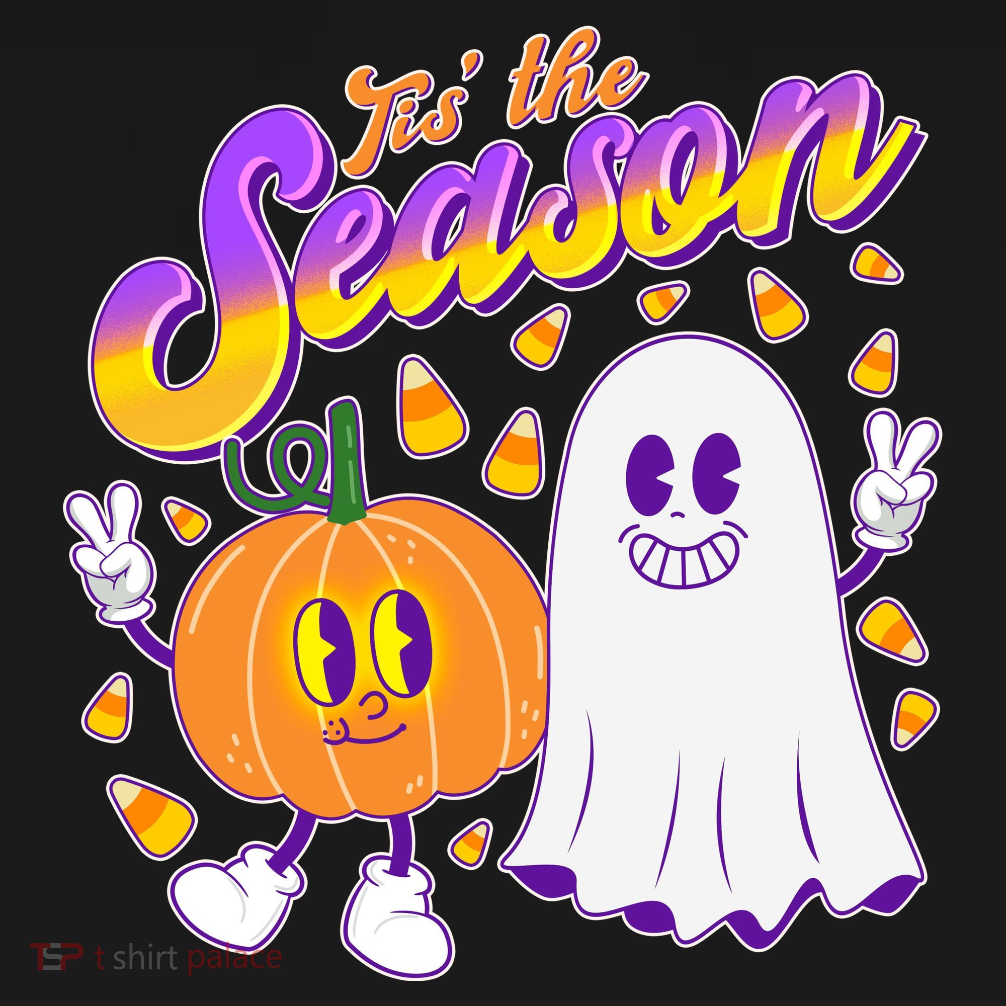 Cute Retro Halloween Tis The Season Ornament