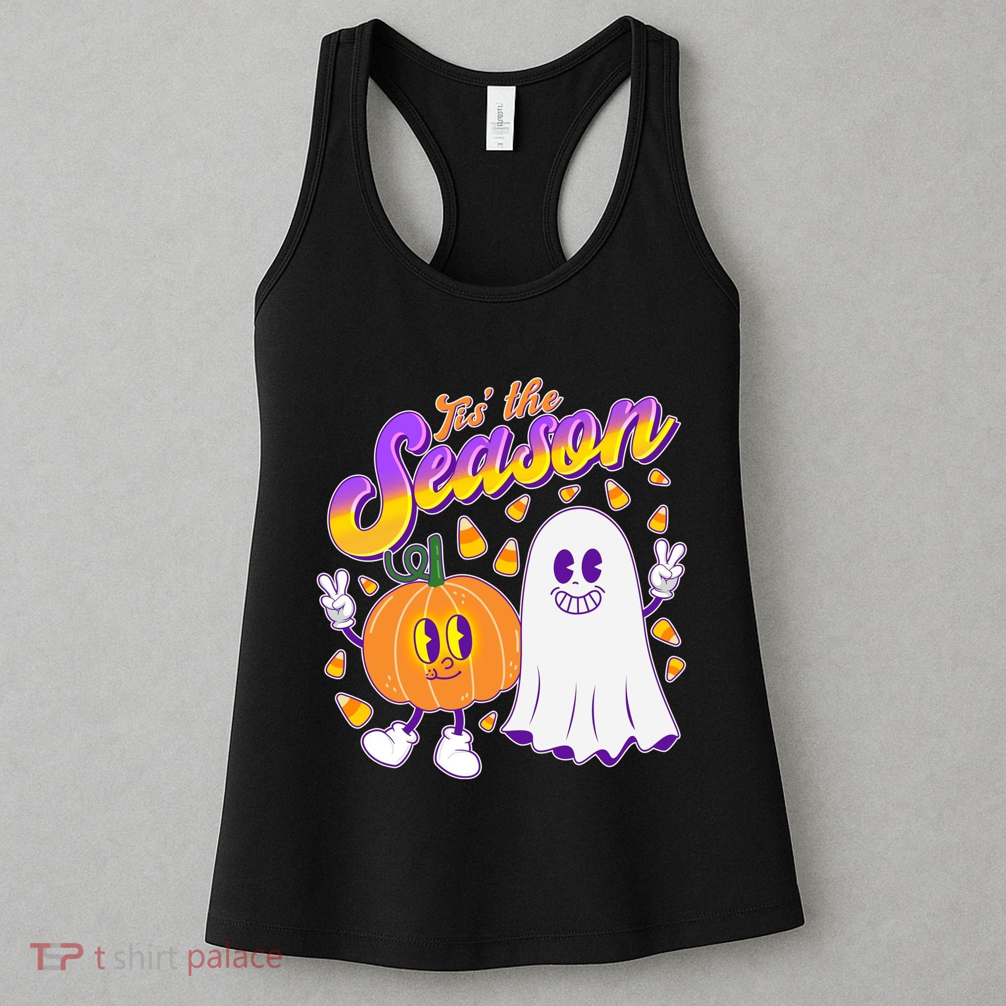 Cute Retro Halloween Tis The Season Women's Tank Top