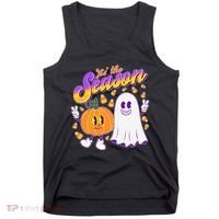 Cute Retro Halloween Tis The Season Tank Top thumb 0