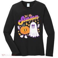 Cute Retro Halloween Tis The Season Women's Long Sleeve Shirt thumb 0