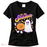 Cute Retro Halloween Tis The Season Women's T-Shirt thumb 0